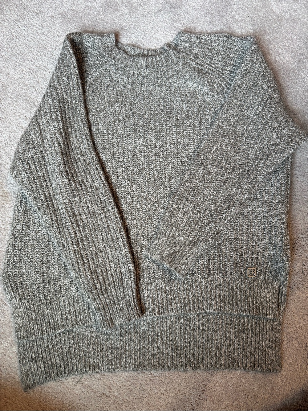 Calvin Klein Heather Gray Crewneck Sweater